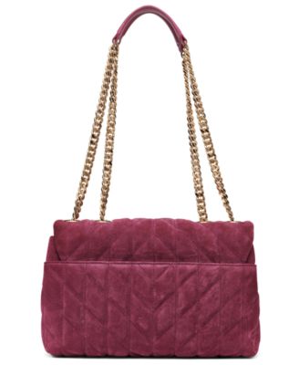 Lafayette Medium Suede Shoulder Bag 