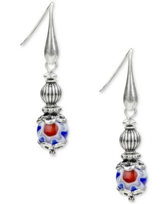 Patricia Nash - Beaded Wire Drop Earrings