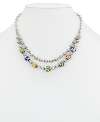 Two-Strand Beaded Necklace