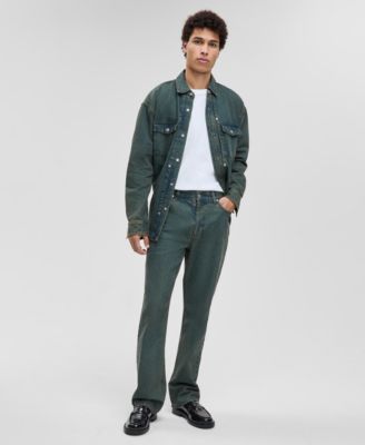 Mode of One - Men's Elmer Relaxed-Fit Straight-Leg Jeans