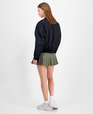 Juniors' Oversized Bomber Jacket
