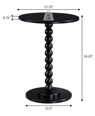 17.75" Wood Classic Accents Venetian Islands Spindle Table