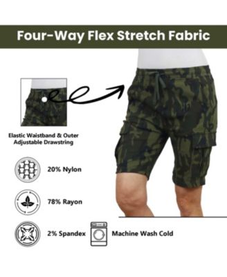 Women's Loose Fit Super Flex Stretch Cargo Jogger Shorts
