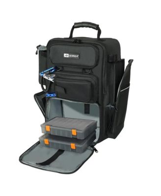 TackleTrek 40L Fishing Backpack with Dual Rod Holders & 2 Tackle Trays – The Ultimate Outdoor Gift for Him