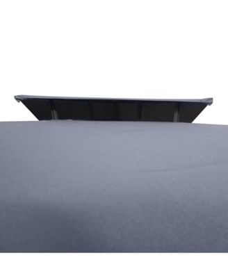 13' x 10' Gazebo for Patio w/ Steel Frame, Double Canopy,