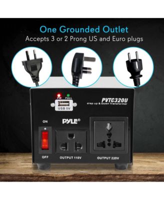 Step Up and Step Down Transformer - Power Supply Voltage Converter with USB Charge Port (500 Watt)