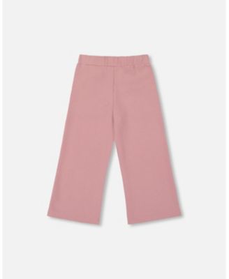 Toddler Girls Waffle Flare Leg Pants Dusty Pink - Toddler|Child