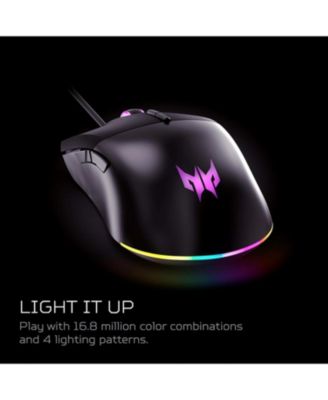 Predator Cestus 330 Gaming Mouse | PixArt 3335 Sensor | Adjustable DPI | 16.8 Million RGB Lighting | NVIDIA Reflex