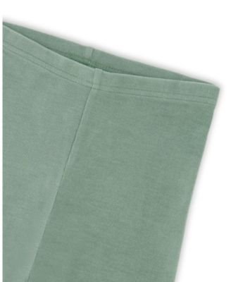 Girl Super Soft Ribbed Leggings Sage Green - Toddler|Child