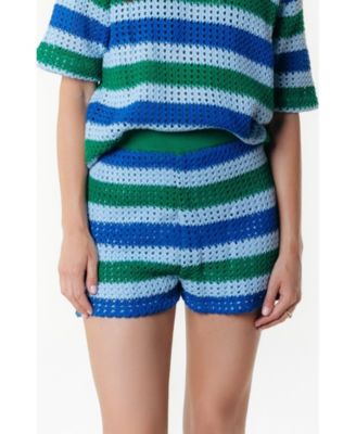 Women's Nolita Crochet Stripe Short