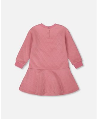 Girl Quilted Dress Purple Pink - Toddler|Child