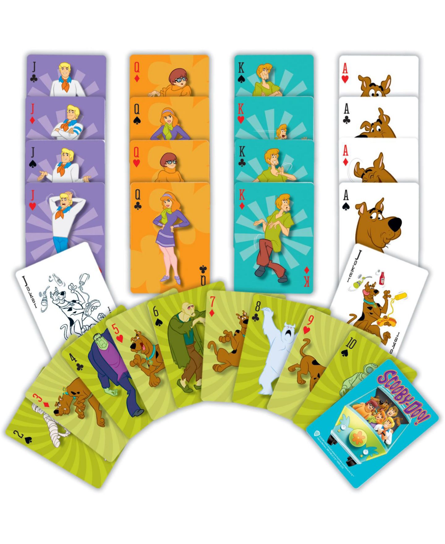 Детские игрушки Masterpieces Scooby-Doo! Playing Cards - 54 Card Deck — фото 3