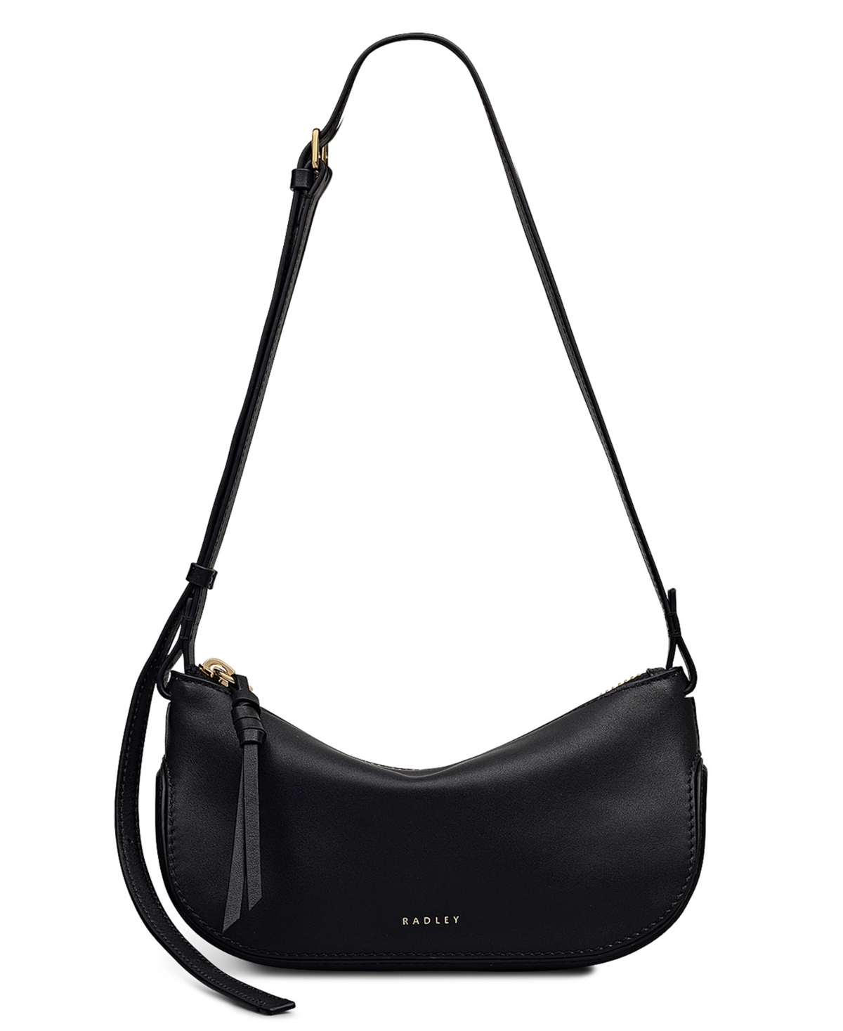 Radley London The Iris Small Zip Top Crossbody Bag In Black