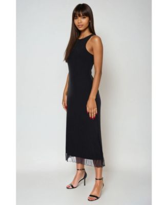 Women's PowerMesh A-line Maxi Dress