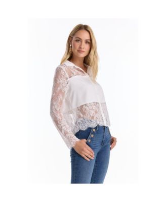 Women's Vienna Lace Blouse Tee