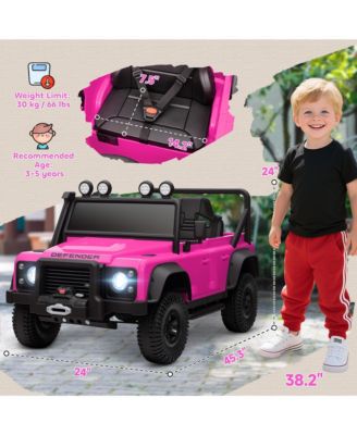 Kids Electric Car, Land Rover Licensed Off-Road Ride On Car,