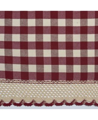 Buffalo Check Gingham Custom Window Curtain Treatments