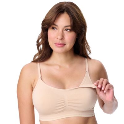 Motherhood Women's Maternity Seamless Nursing and Hands-Free Pumping Bra