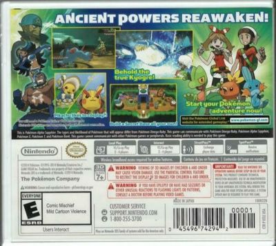 Pokemon Alpha Sapphire  World Edition - 3DS