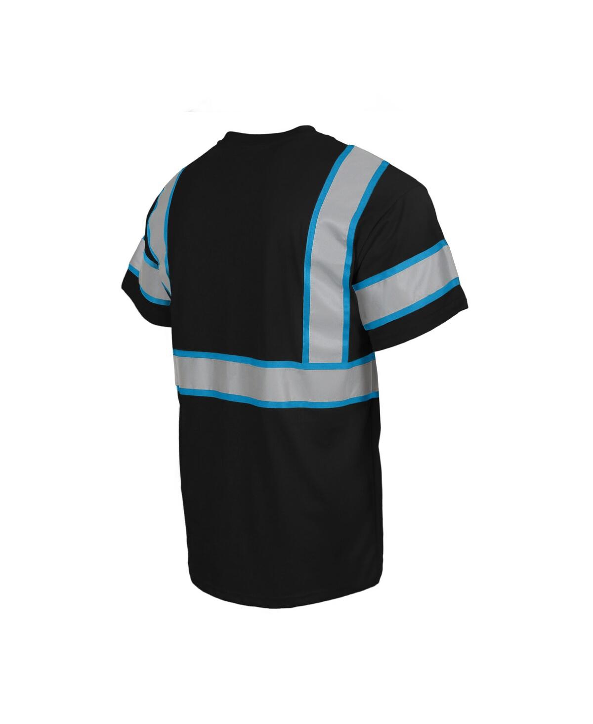 Buffalo Outdoors Men's Black Carolina Panthers Safety Heavyweight T-shirt In Black