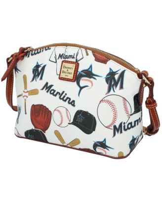 Dooney & Bourke - Bourke Miami Marlins Gameday Suki Crossbody with Medium Wristlet