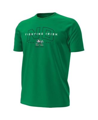 Men's Green Notre Dame Fighting Irish Overlay Performance T-Shirt