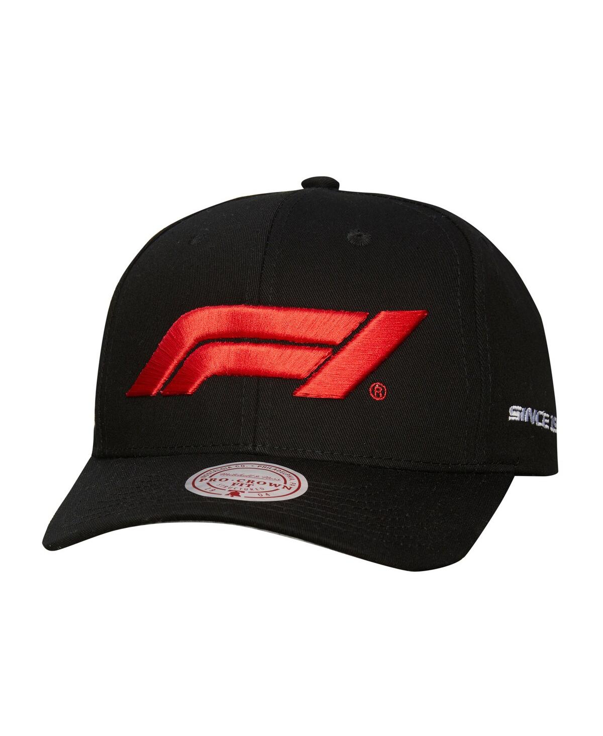Men's Black Formula 1 Gp Pro Snapback Hat - Black