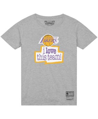 Men's Heather Gray Los Angeles Lakers I Love This Team T-Shirt