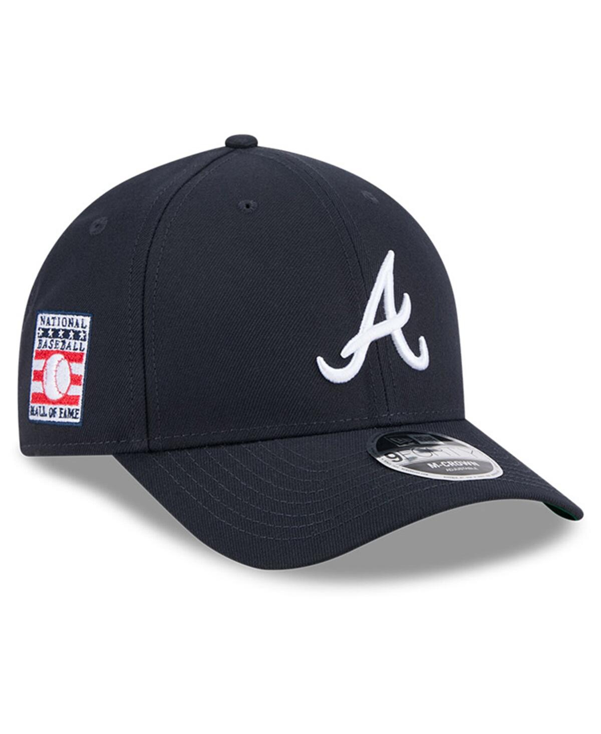 Men's Navy Atlanta Braves Baseball Hall of Fame 9FORTY M-Crown Adjustable Hat - Navy