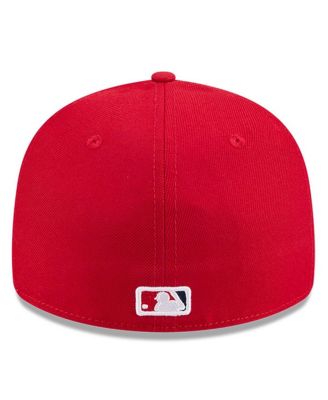 Men's Red Los Angeles Angels Baseball Hall of Fame 59FIFTY Low Profile Fitted Hat