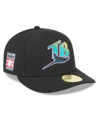 New Era - Men's Black Tampa Bay Rays Baseball Hall of Fame 59FIFTY Low Profile Fitted Hat