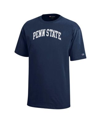 Big Boys and Girls Navy Penn State Nittany Lions Team Arch T-Shirt