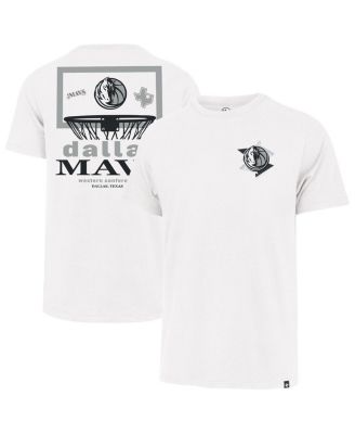 '47 Brand - Men's White Dallas Mavericks City Edition Backboard Franklin T-Shirt