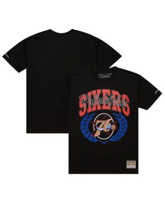 Mitchell & Ness - Men's Black Philadelphia 76ers NBA x Michelob Ultra Rewind II T-Shirt