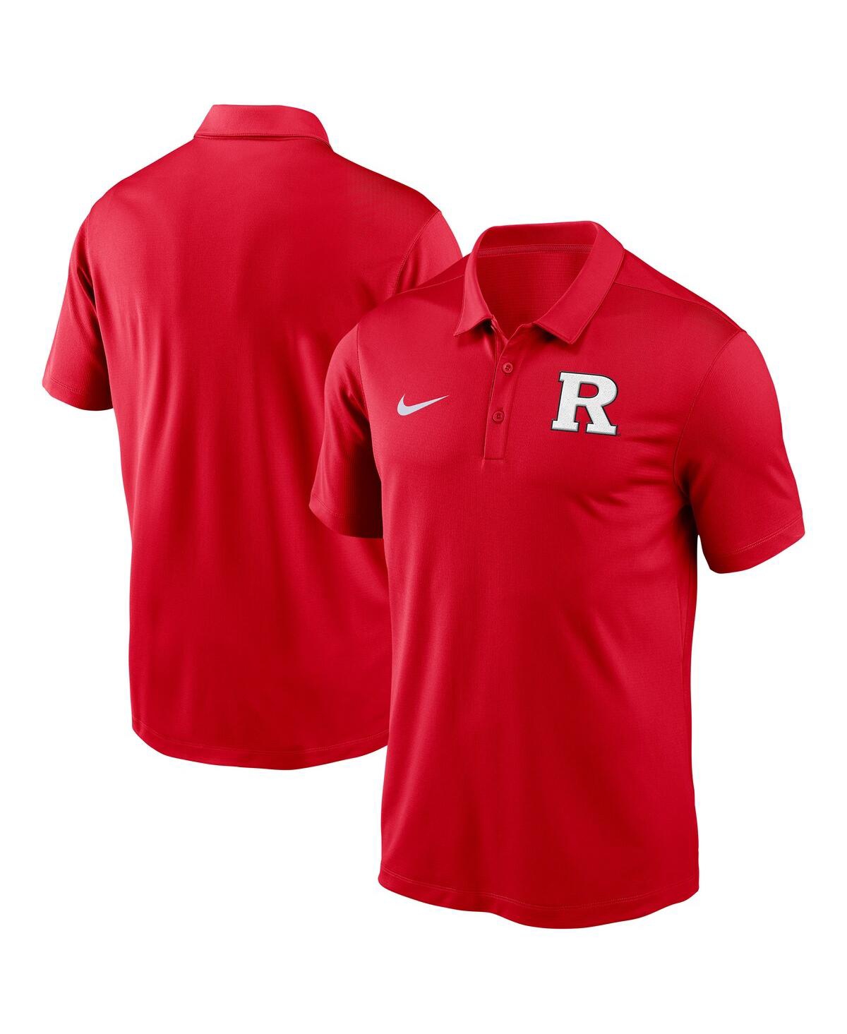 Men's Scarlet Rutgers Scarlet Knights Performance Victory Solid Polo Shirt - Scarlet