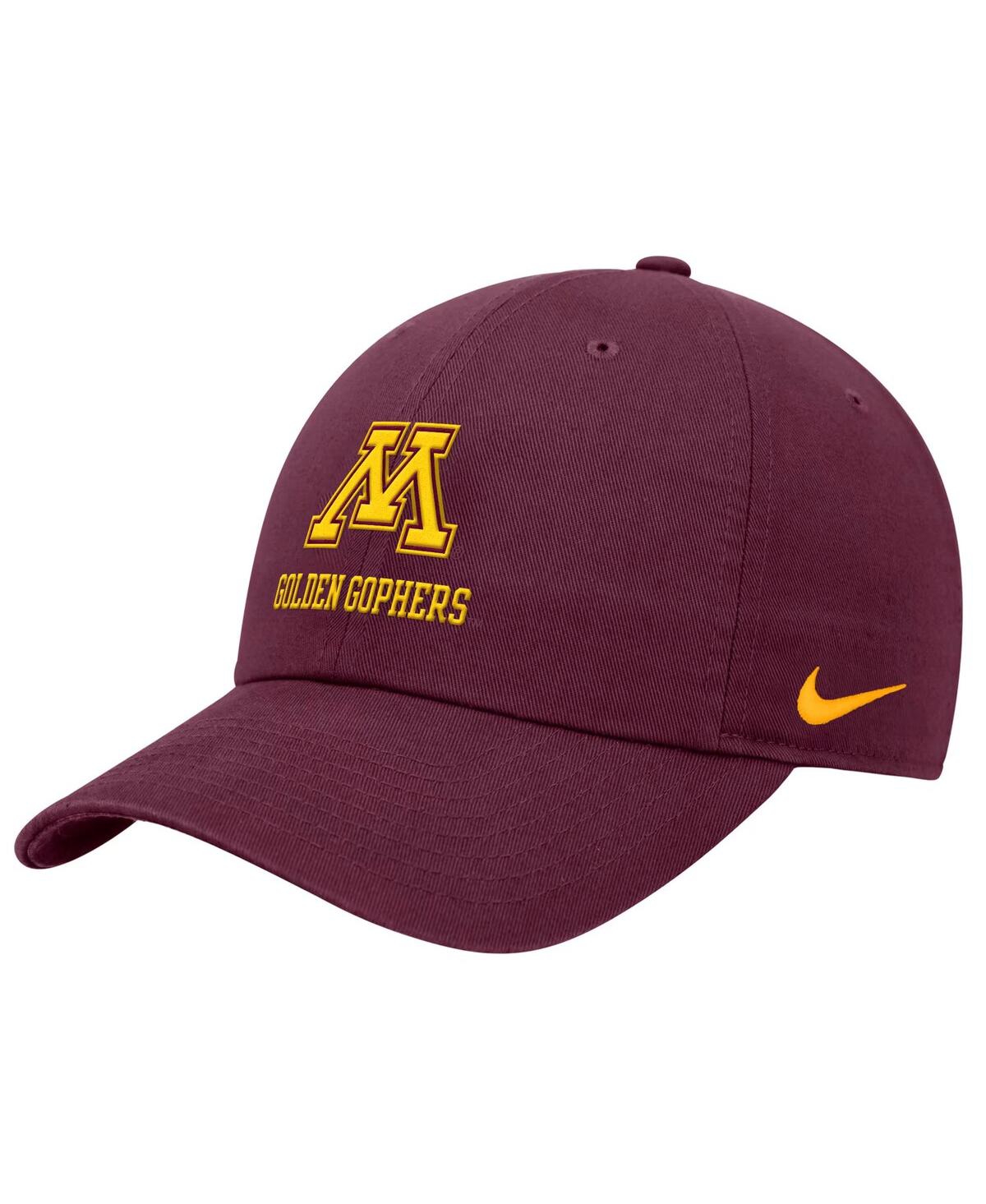 Nike Men's Maroon Minnesota Golden Gophers 2025 On-field Club Adjustable Hat In Burgundy
