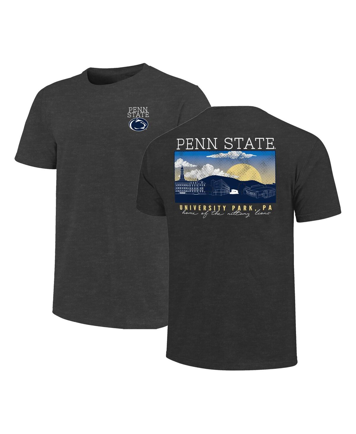 Men's Heather Charcoal Penn State Nittany Lions Big Tall Campus Scene Core T-Shirt - Heather Charcoal