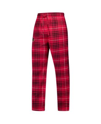 Men's 2-Piece Cardinal/Black Arizona Cardinals Vector Top and Flannel Pants Sleep Set