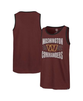 '47 Brand - Men's Burgundy Washington Commanders Upload Franklin Tank Top