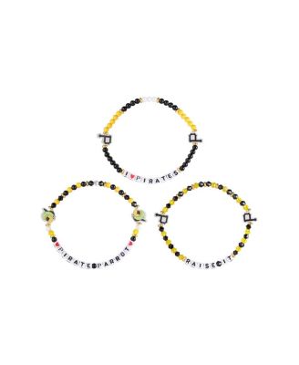 FOCO - Pittsburgh Pirates 3-Pack Friendship Bracelet Set