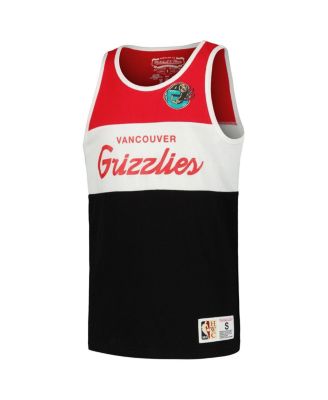 Big Boys and Girls Red Vancouver Grizzlies Hardwood Classics Special Script Tank Top