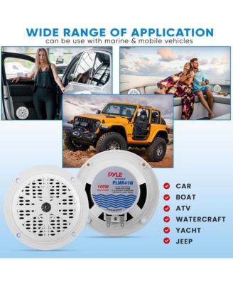 4'' Waterproof Stereo Speaker System