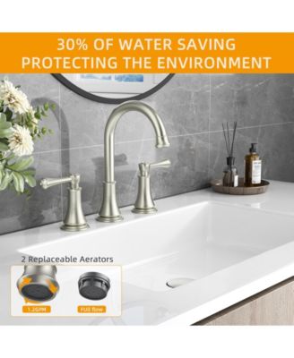 Bathroom Faucet, 8 Inch Widespread Bathroom Sink Faucet