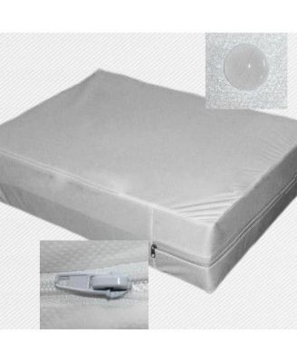 Basics Disposable Lightweight Zippered Breathable Fabric Mattress Protector & Dust Mite Barrier For Hotels & Vacations