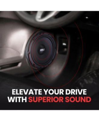 Two-Way Coaxial Speaker Systems, 6.5'' for 2006-Up HONDA & ACURA, 300 Watts, 4 Ohm Impedance (Pair)