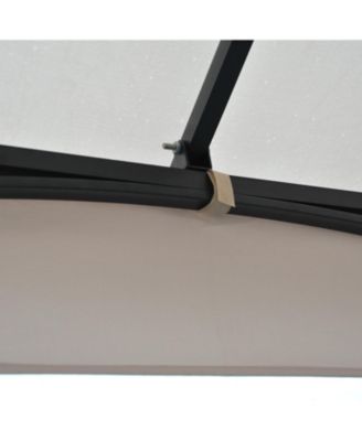 10'x10' Garden Gazebo, Patio Party Shelter, 2 Tier Roof,