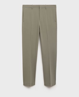 Men's Stretch Fabric Super Slim-Fit Suit Pants