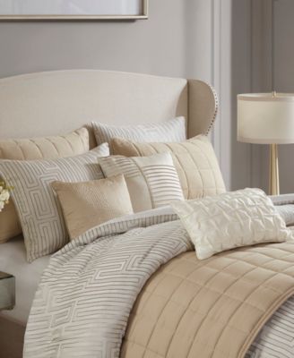 Royce Luxury Jacquard 10-Pc. Comforter Set, King