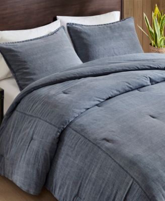 Mckenzie Twill Washed 2-Pc. Comforter Set, Twin/Twin XL