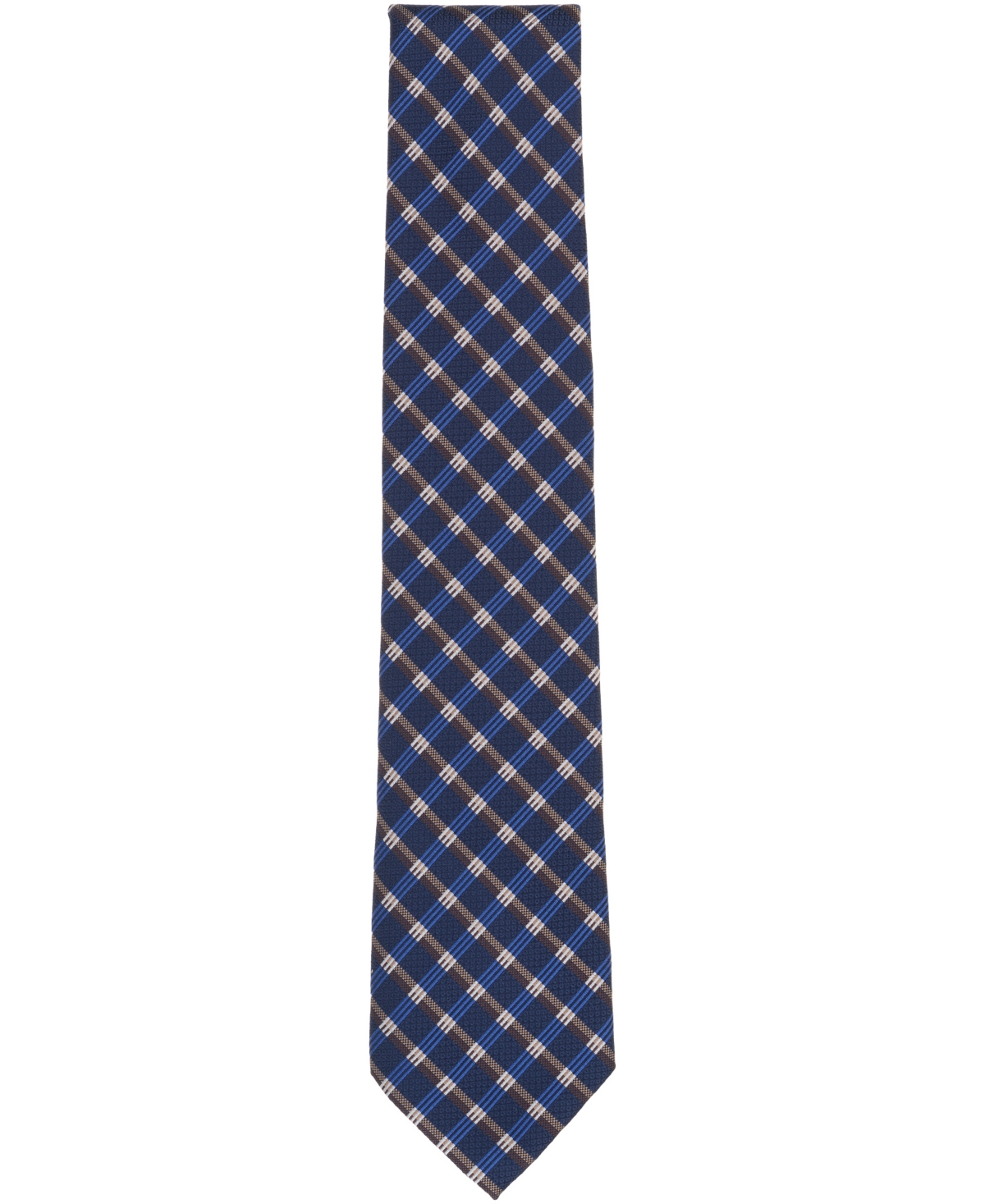 Perry Ellis Portfolio Men's Kitter Neat Pattern Classic Tie In Blue